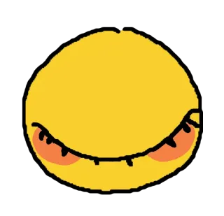 👁 Emoji, Sorriso, Desenho animado whatsapp sticker