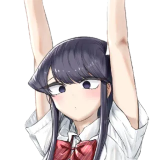 🥰 Komi Shouko Komi Can't Communicate Anime, Komi Can't Communicate, Komi Shouko, Süß, Manga, Mädchen telegram sticker