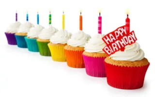 🍰 HAPPY BIRTHDAY birthday, cupcakes, candles, celebration, dessert, party telegram sticker
