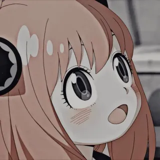 😍 Anya Forger Spy x Family Anime, Spy x Family, Anya Forger, Desenho animado, Fofo telegram sticker