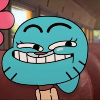 😏 Anais Watterson The Amazing World of Gumball kartun, animasi, lucu, wajah, acara tv telegram sticker