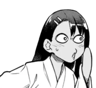 ◾️ Nagatoro Don't Toy With Me, Miss Nagatoro Anime, Manga, Nagatoro,  neck mich nicht, Nagatoro, Cartoon telegram sticker