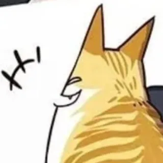 😁 hi 고양이, 동물, 귀여운, 만화 telegram sticker