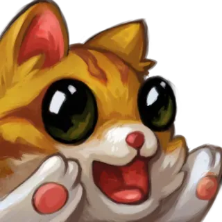 😻 แมว, การ์ตูน, สัตว์, น่ารัก, มีความสุข telegram sticker