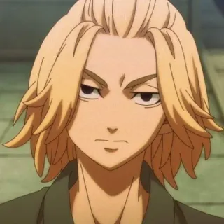 🧀 Mikey Tokyo Revengers Mikey, Tokyo Revengers, Anime, Charakter, blonde Haare, Grinsen telegram sticker