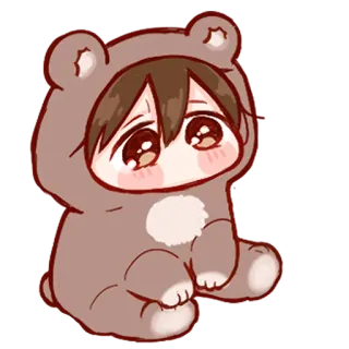 💞 かわいい, くま, 動物, カワイイ, アニメ whatsapp sticker