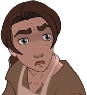 😕 Jim Hawkins Treasure Planet cartone animato, Disney, personaggio, Il pianeta del tesoro, Jim Hawkins telegram sticker