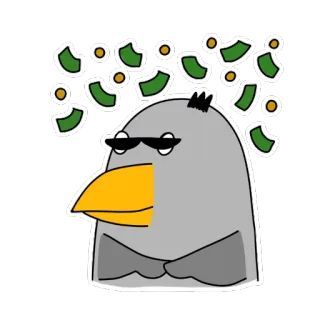 Вышкинская Ворона telegram stickers