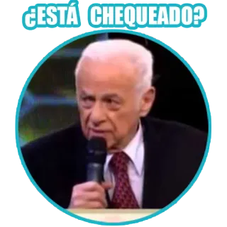 🤔 ¿ESTÁ CHEQUEADO? telegram sticker