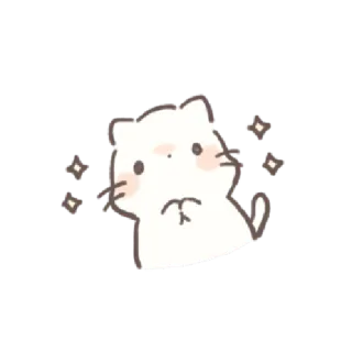 💌 猫, 可爱, 贴纸, 卡通, 动物 telegram sticker