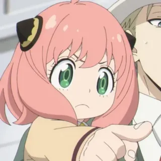 🥜 Anya Forger Spy x Family Anime, Spy x Family, Anya Forger, Cartoon, Personage telegram sticker