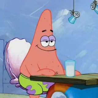 🙂 Patrick Star Spongebob Squarepants starfish, cartoon, animation, patrick, spongebob telegram sticker