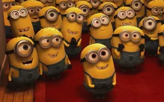 😍 Minions Despicable Me minions, funny, cartoon, yellow, animation, movie telegram sticker