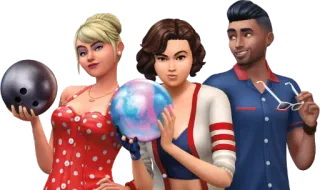🤽 bowling, friends, sims, game telegram sticker