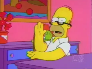 🤓 Homer Simpson The Simpsons 심슨 가족, 호머 심슨, 만화, 코미디, 애니메이션 telegram sticker