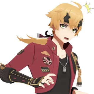😱 Thoma Genshin Impact Anime, Video game, Personagem, Genshin Impact, Thoma, Fanart telegram sticker