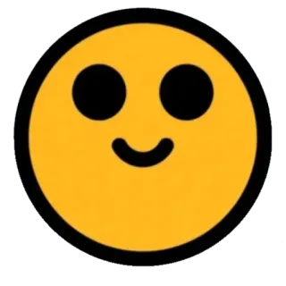 😊 эмодзи, смайлик, счастливый, желтый whatsapp sticker
