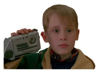 📻 Kevin McCallister Home Alone filme, comédia, natal, kevin, esqueceram de mim, macaulay culkin whatsapp sticker