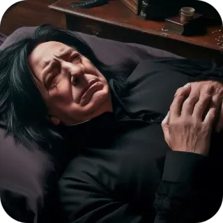 😩 Severus Snape Harry Potter sad, snape, harry potter, severus snape, crying telegram sticker