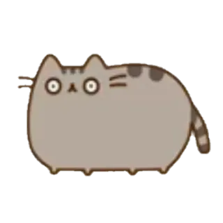 😨 Pusheen gato, dibujos animados, pusheen, lindo, animal, meme whatsapp sticker