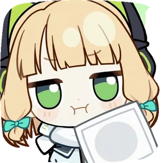 ๐ anime, cartoon, sticker, character, cute, expression telegram sticker