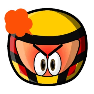 😡 怒り, 漫画, イライラ, 怒っている, 表情 telegram sticker