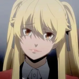 🦮 Mary Saotome Kakegurui Anime, Manga, Personaje, Juegos de azar, Escuela, Rubia, Kakegurui, Mary Saotome telegram sticker