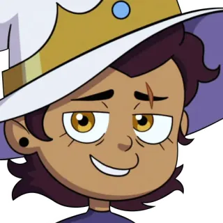 😏 Luz Noceda The Owl House cartoon, witch, character, Luz, The Owl House telegram sticker