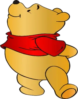 🙄 Winnie the Pooh Ursinho Pooh, desenho animado, urso, Disney, mel, criança, amigo telegram sticker