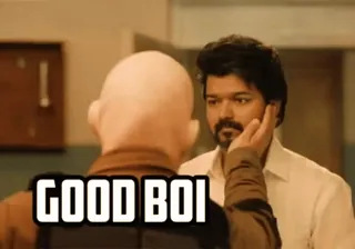 ๐ GOOD BOI Meme, Testo, Bene, Cagnolino whatsapp sticker