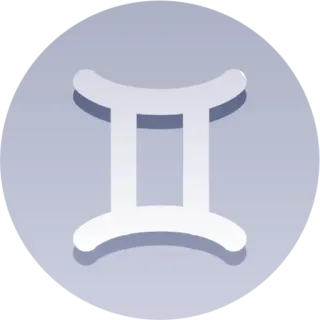 😚 Gemini, Zodiak, Astrologi, Horoskop, Tanda bintang telegram sticker