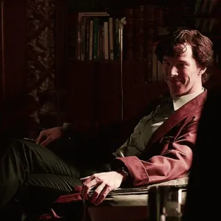 🔎 Sherlock Holmes sherlock holmes, benedict cumberbatch, détective, portrait, britannique whatsapp sticker