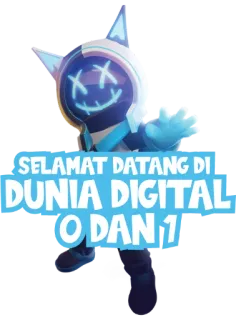 🦸‍♀ SELAMAT DATANG DI DUNIA DIGITAL 0 DAN 1 telegram sticker
