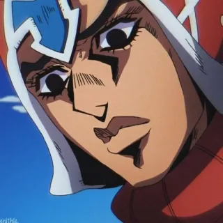 😞 Guido Mista JoJo's Bizarre Adventure аниме, jojo, jojos bizarre adventure, миста, гвидо миста, персонаж telegram sticker