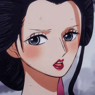 👑 Nico Robin One Piece Anime, Personnage, Nico Robin, One Piece whatsapp sticker