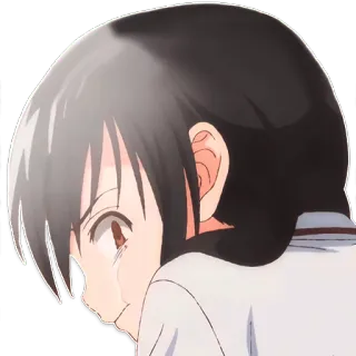 😿 Anime, Chorando, Garota, Triste, Emocional telegram sticker