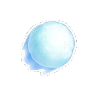 ❄ 雪玉, 冬, 雪, 寒い, 氷 telegram sticker