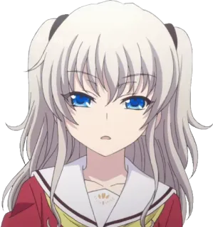 🤨 Nao Tomori Charlotte anime, girl, nao tomori, charlotte, character, cartoon telegram sticker
