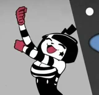 💃 Mimo, Dibujos animados, Personaje, Artes escénicas, Payaso telegram sticker