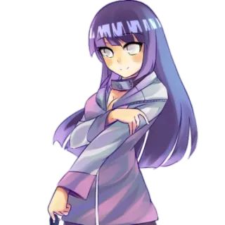 🤗 Hinata Hyuga Naruto 애니메이션, 만화, 나루토, 히나타, 휴우가, 닌자 telegram sticker