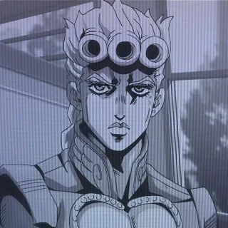 😠 Giorno Giovanna JoJo's Bizarre Adventure Anime, Jojo, Giorno Giovanna, Manga, Karakter, Golden Wind telegram sticker