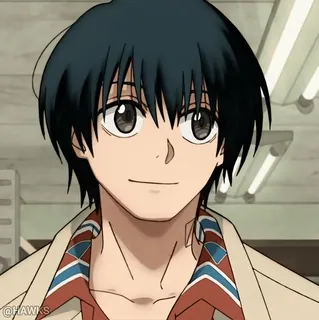 ☺️ @HAWKS anime, cartoon, character, smile, art, portrait whatsapp sticker