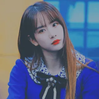 🎡 kpop, mulher, cantora, idol, retrato telegram sticker