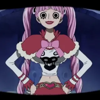 🐰 Perona One Piece anime, cartone animato, Perona, One Piece, fantasma, gotico, personaggio whatsapp sticker