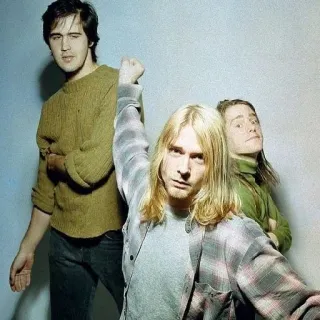 🤤 Kurt Cobain banda, música, grupo, nirvana, anos 90, kurt cobain telegram sticker
