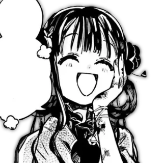 😄 anime, mangá, sorrindo, fofa, garota, alegre telegram sticker