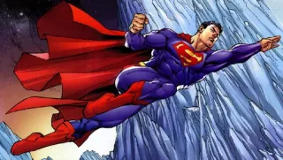 🦸 Superman superhero, flying, comic book, man of steel telegram sticker