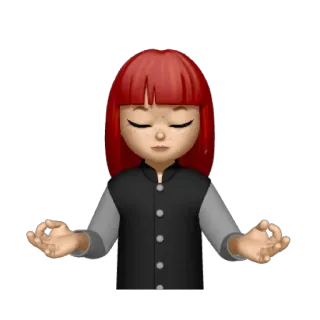 🧘‍♀️ meditazione, calma, zen, mindfulness, pace, yoga, spirituale, relax telegram sticker