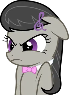 😠 pony, cartoon, angry, scowl telegram sticker