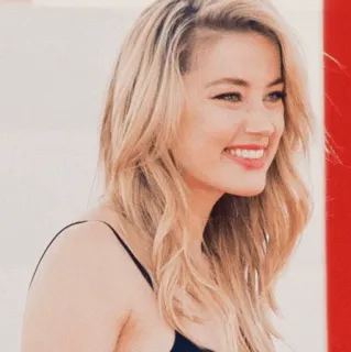 🥀 Amber Heard actress, celebrity, woman, blonde telegram sticker